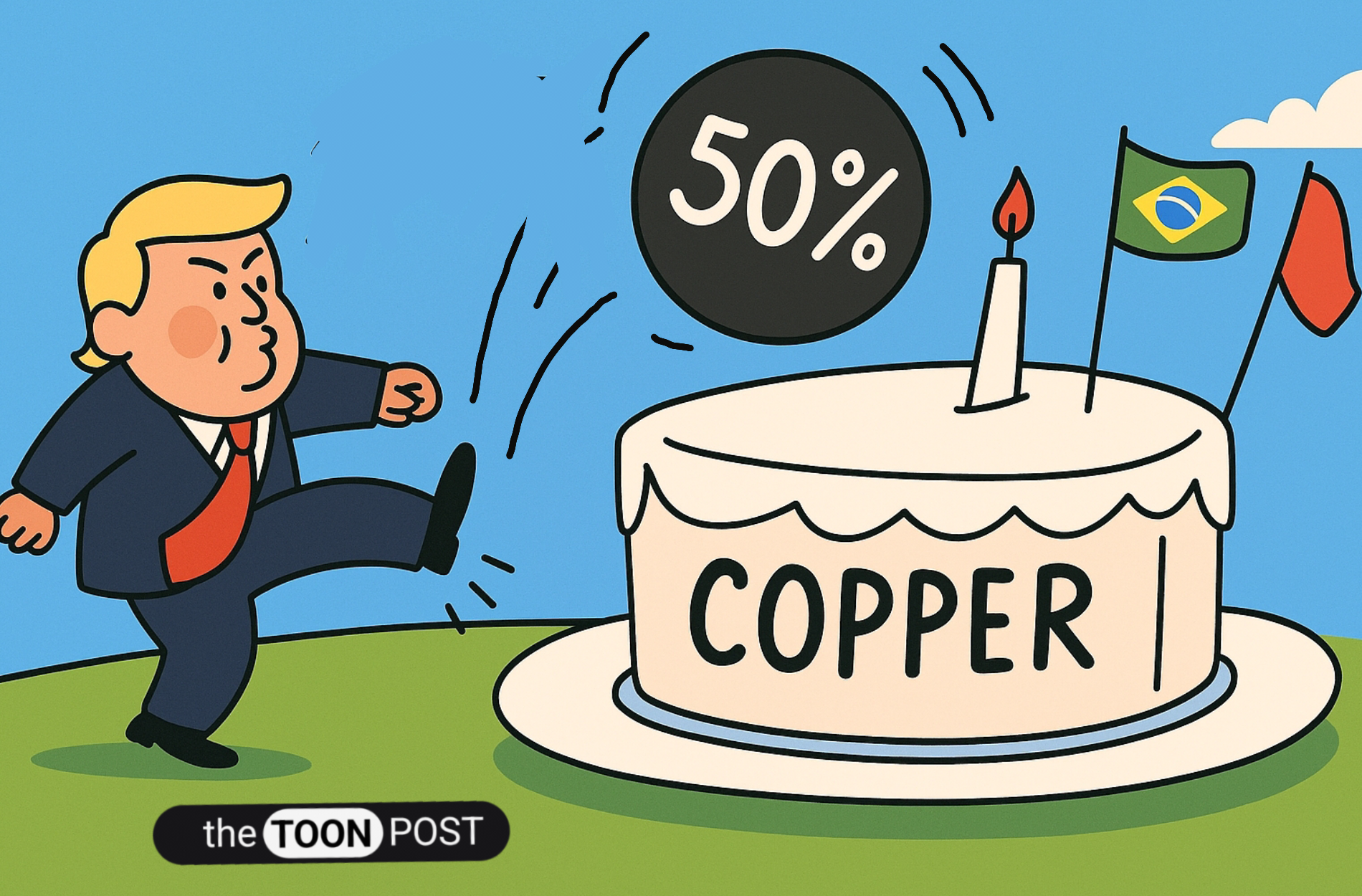 Trump Slaps 50% Copper Tariff: China & Brazil Cry Foul